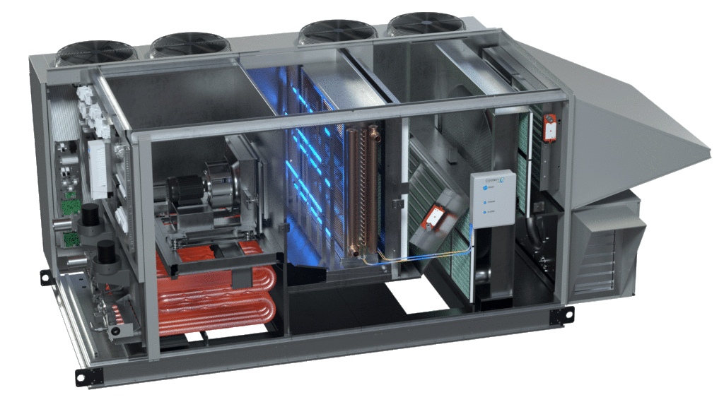 AHU RTU with Freeze Protection Outdoor Air